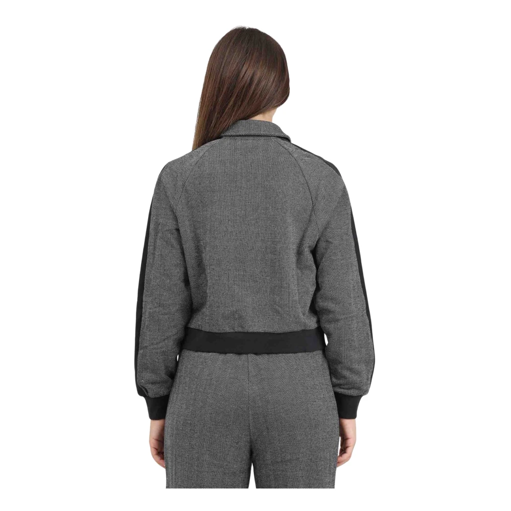 Puma Zwarte Zip T7 Dames Sweater Gray Dames