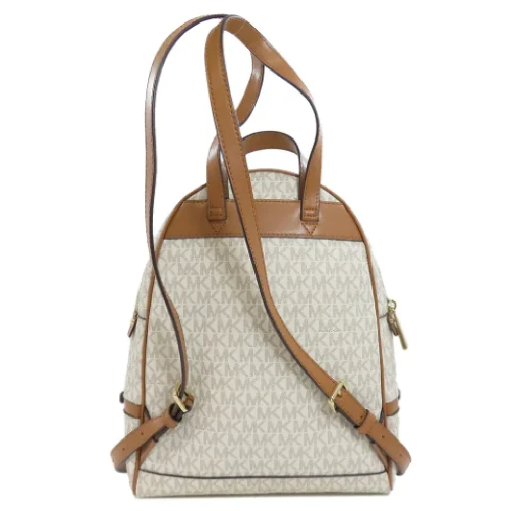 Michael Kors Pre-owned Plastic backpacks White Dames
