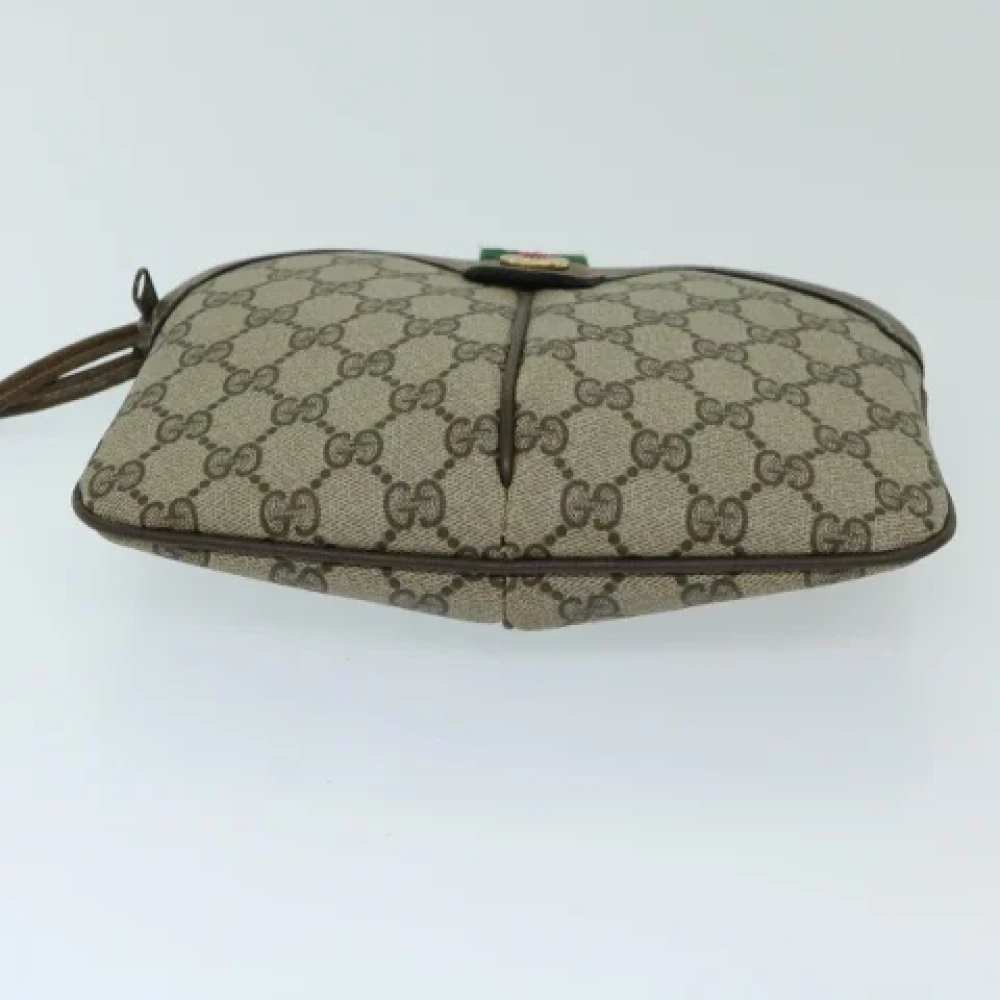 Gucci Vintage Pre-owned Canvas gucci-bags Beige Dames