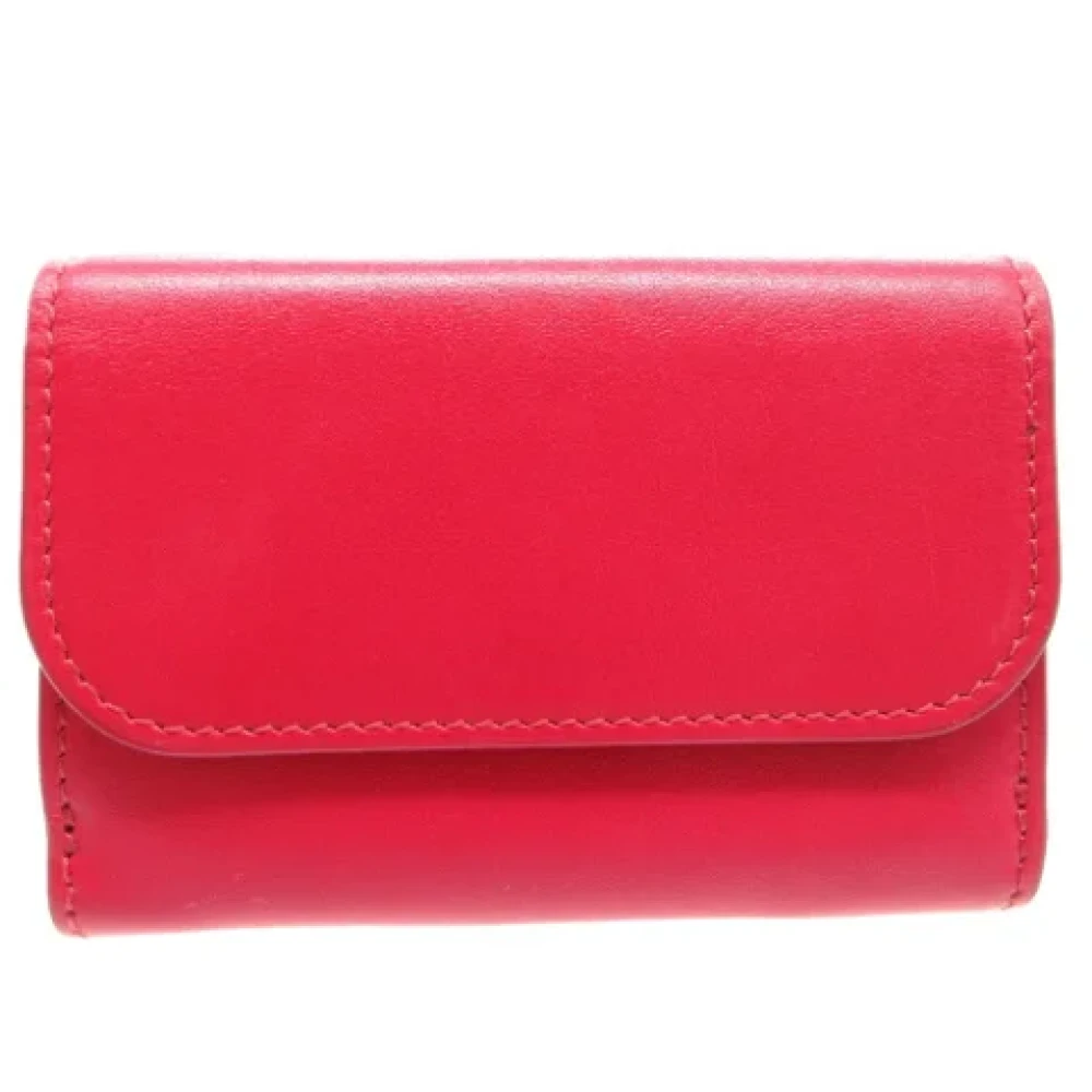 Chloé Pre-owned Leather wallets Pink Dames