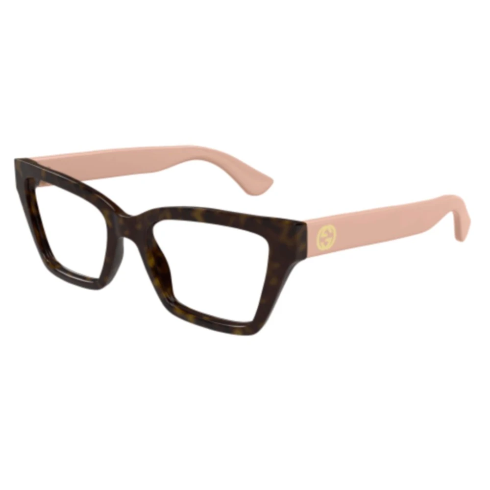 Gucci Unisex Bruin Squared Cat-Eye Optical Frame