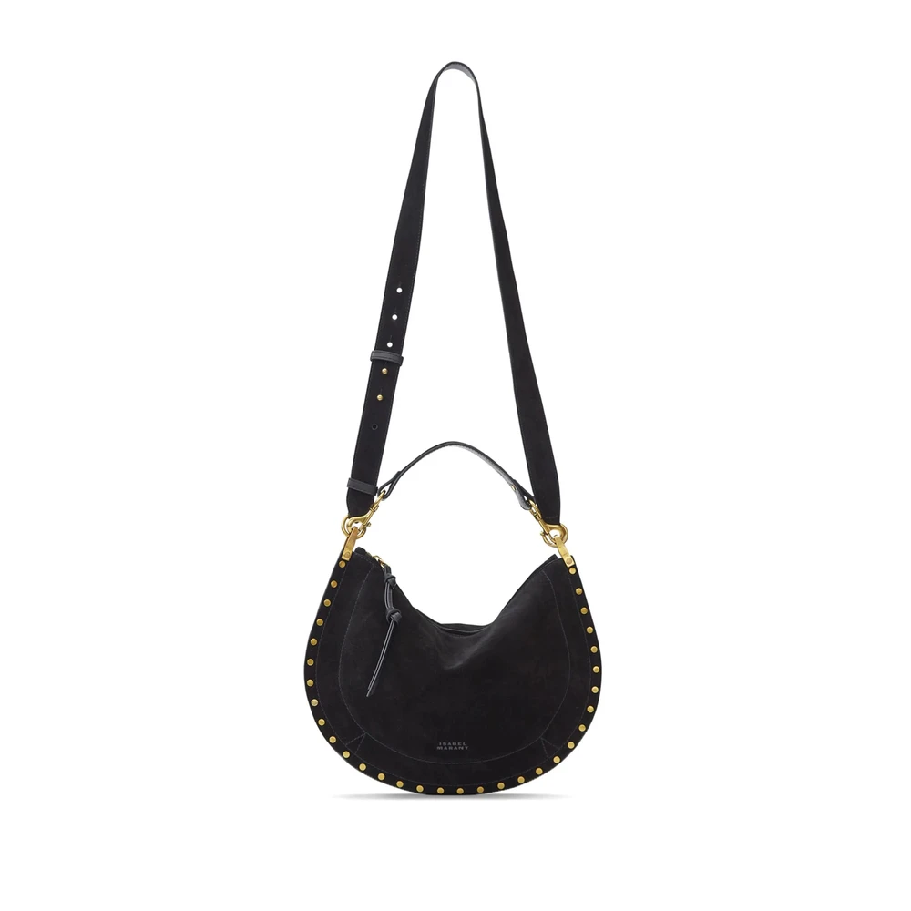 Isabel marant Zwarte Suède Schoudertas met Studs Black Dames
