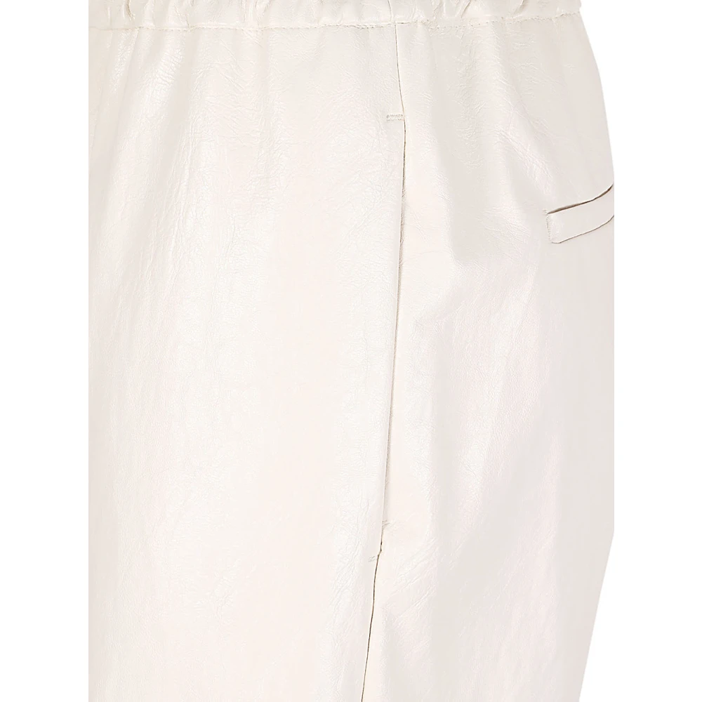 Max Mara Weekend Verouderd effect ivoor viscose broek Beige Dames