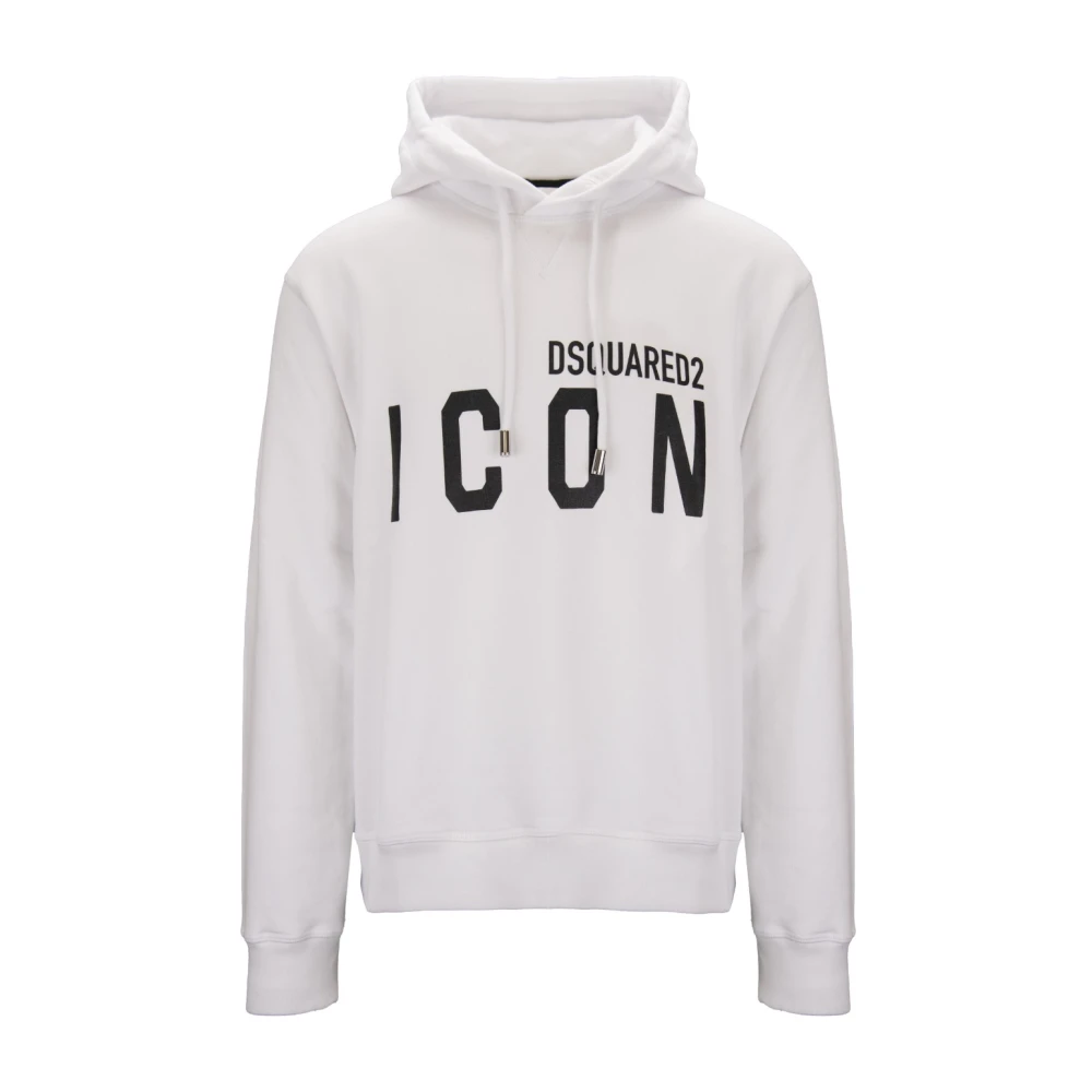 Dsquared2 Men's White Hoodies - Hoodies - 2XL - Sweatshirts & Hoodies