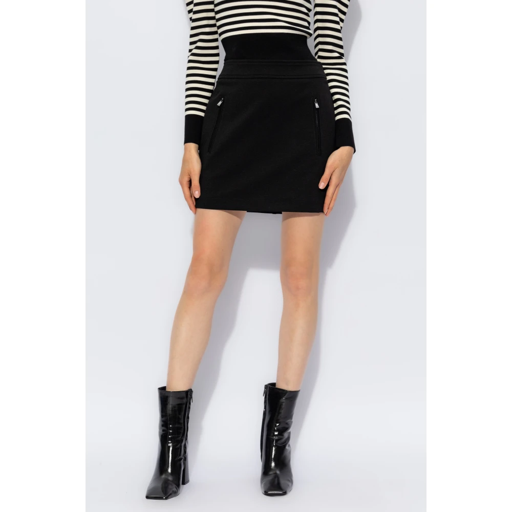 Max Mara Korte rok 'Micron' Black Dames