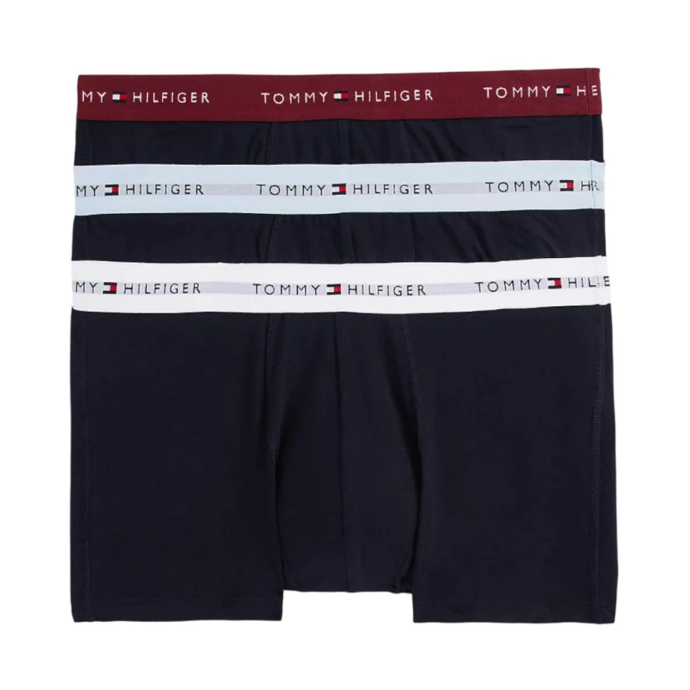 Tommy Hilfiger Boxershort met elastische band met logo in een set van 3 stuks