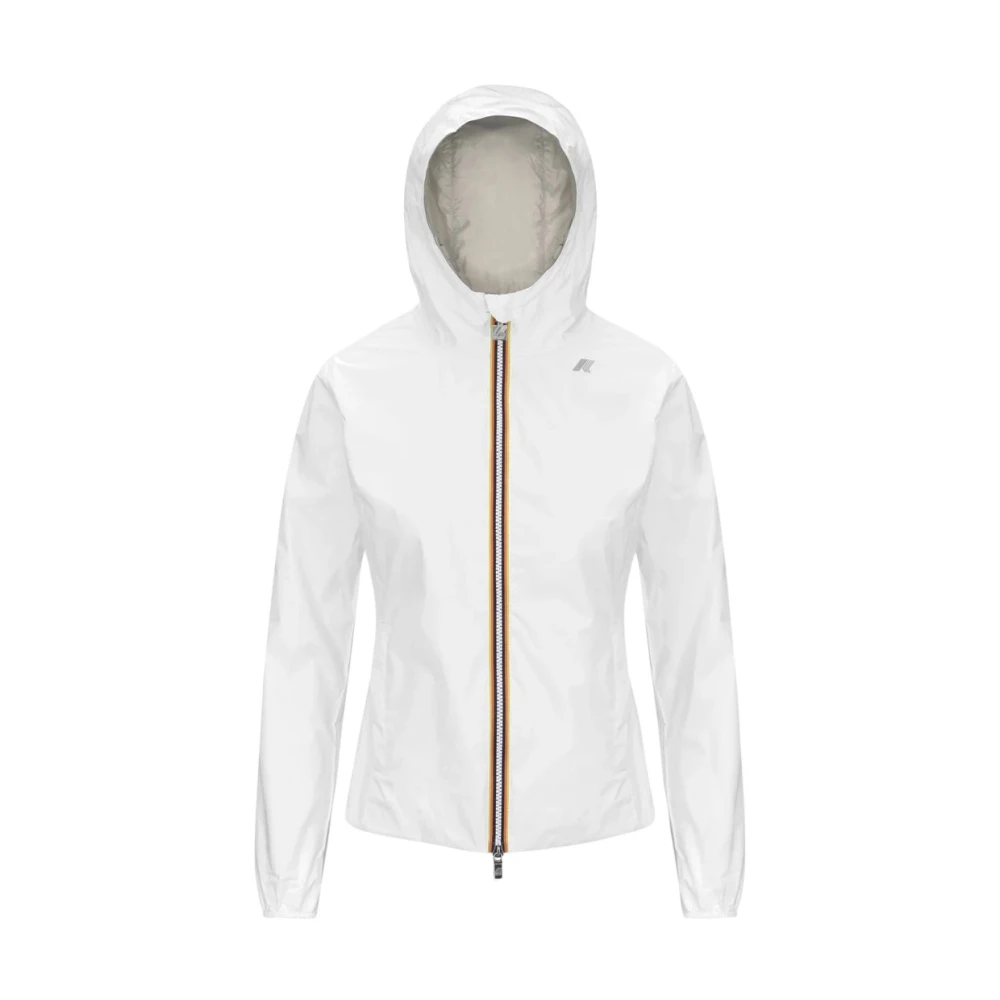 K-Way Women's White Lily Plus.2 Reversible Jacket - Rain Jackets - Xl - Jackets