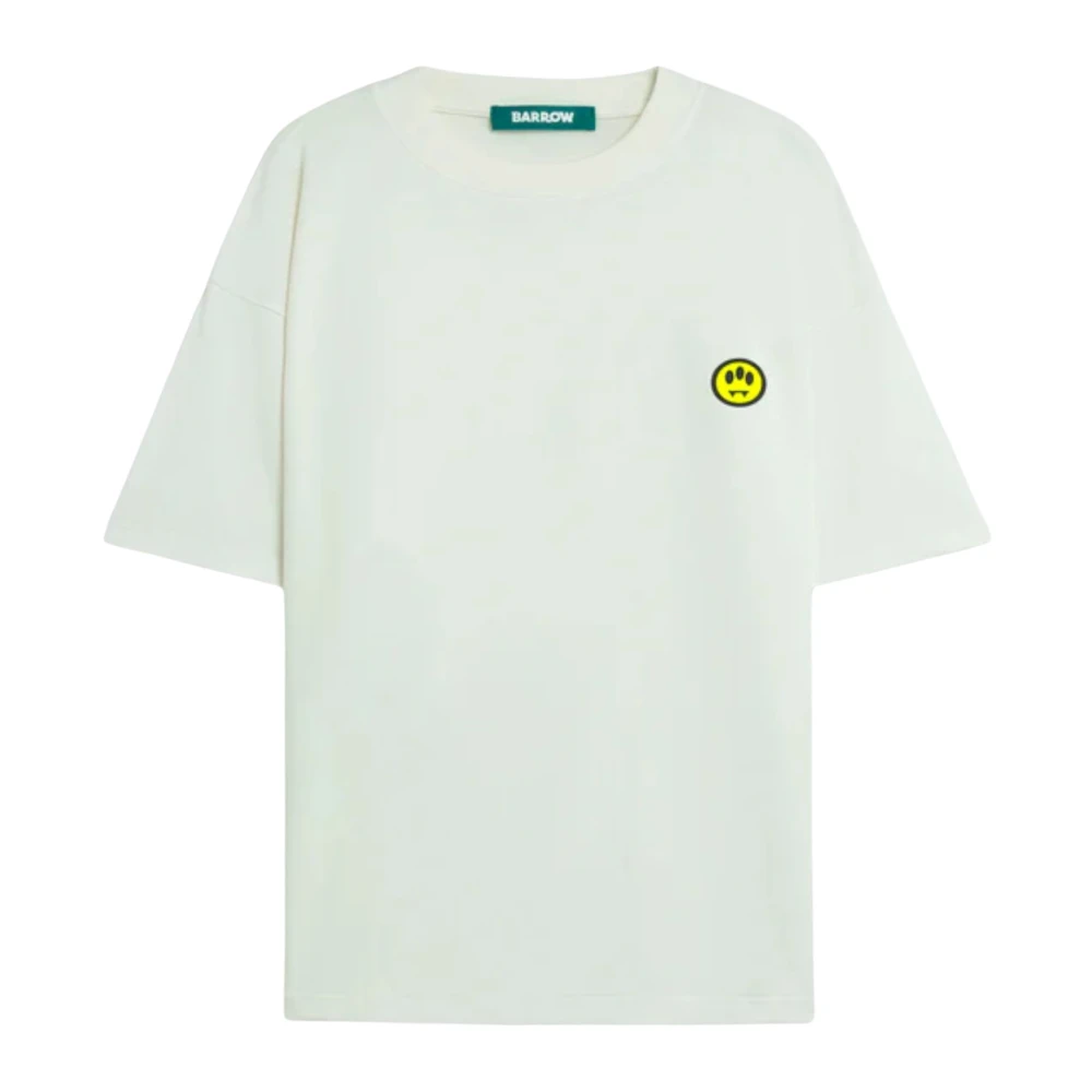 Barrow Men's White T-Shirts, Xs, Short Sleeve T-Shirt