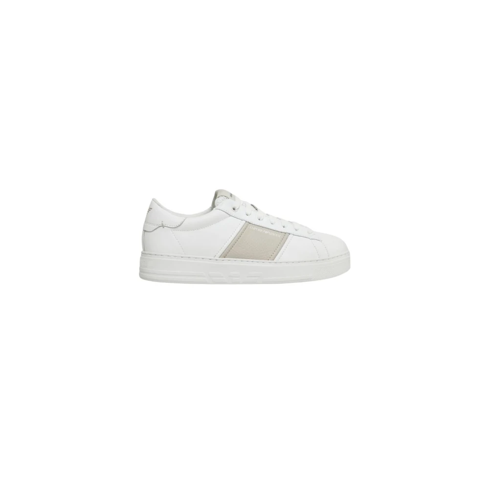 Emporio Armani Klassiska Sneakers White, Herr