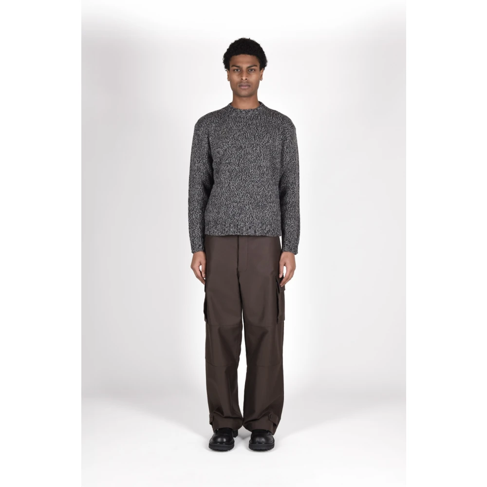 Barena Venezia Gebreide Blend Trui Gray Heren