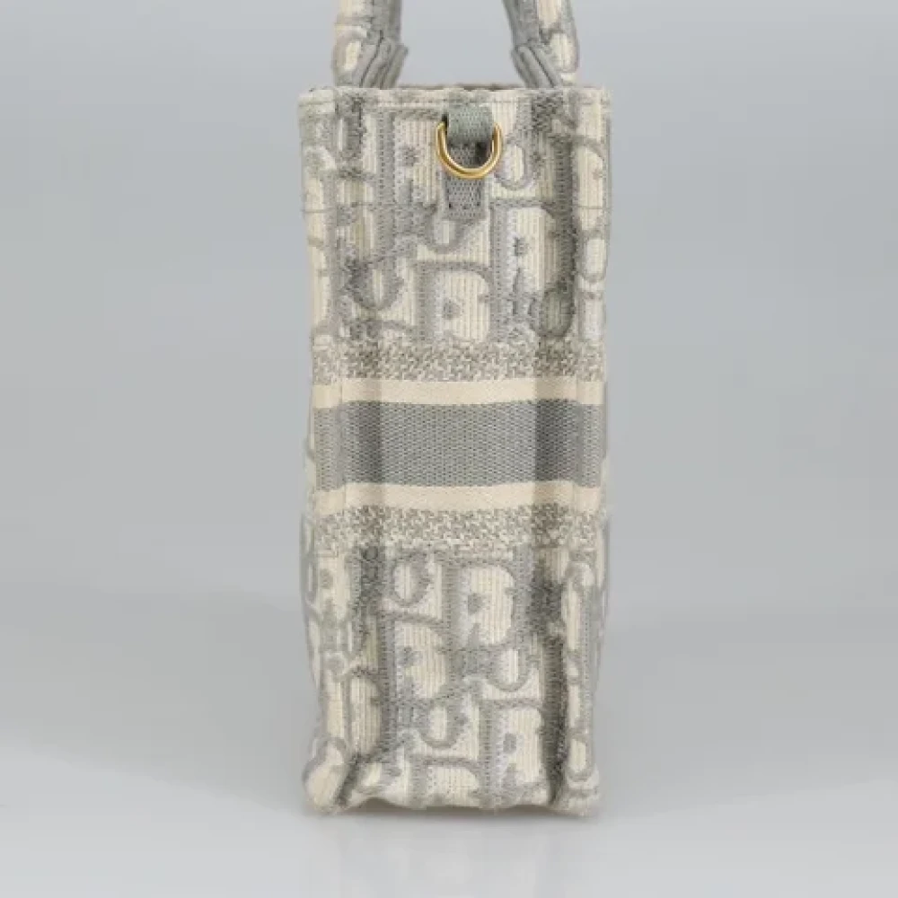 Dior Vintage Pre-owned Canvas totes White Dames