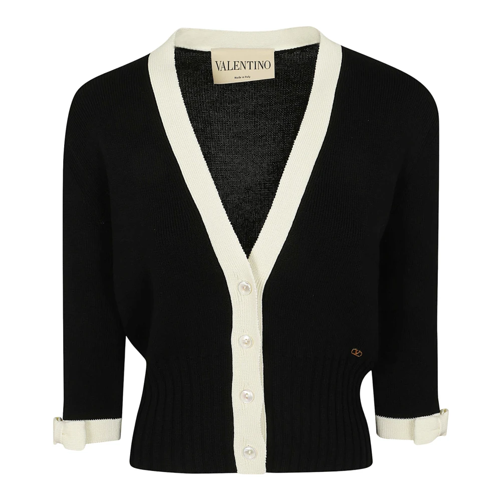 Valentino Garavani , Damen, Strickwaren, Schwarzk, S