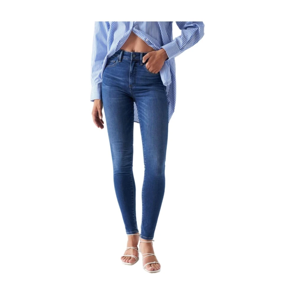 Salsa Skinny Jeans Blue Dames