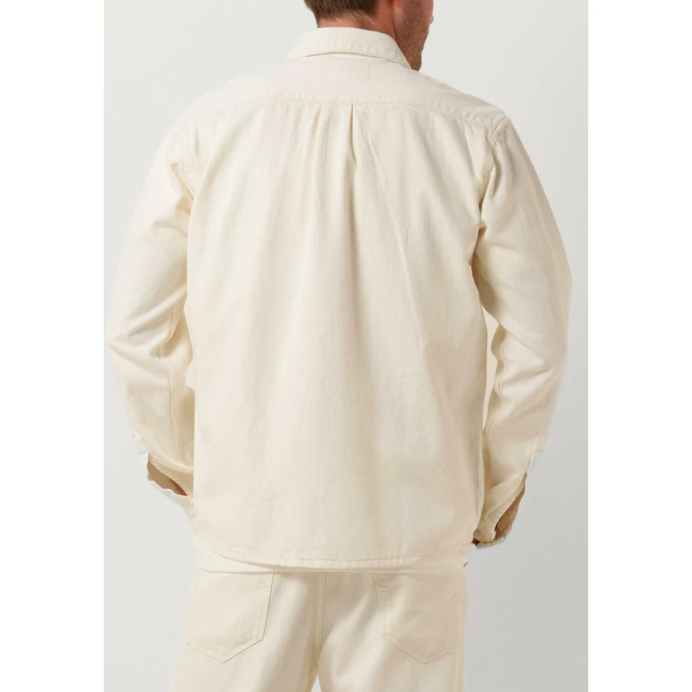 Selected Homme Ecru Hemp Overshirt Slhchris 5422 Beige Heren