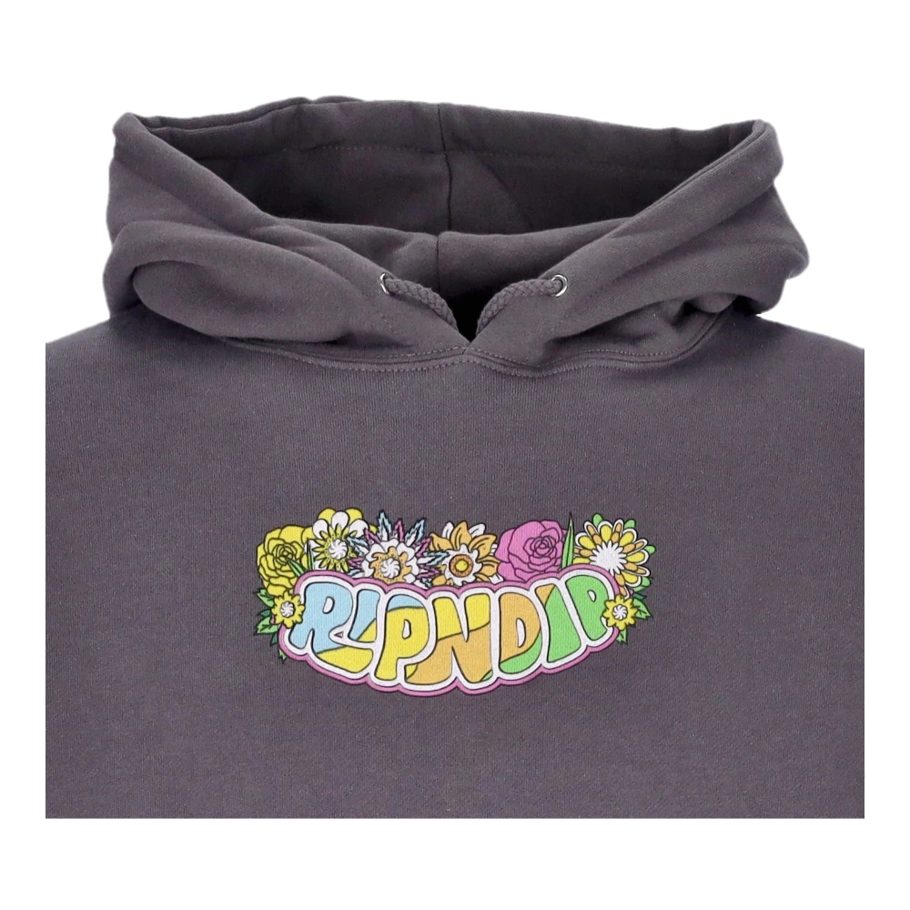 Ripndip Houtskool hoodie met kangoeroezak Black Heren