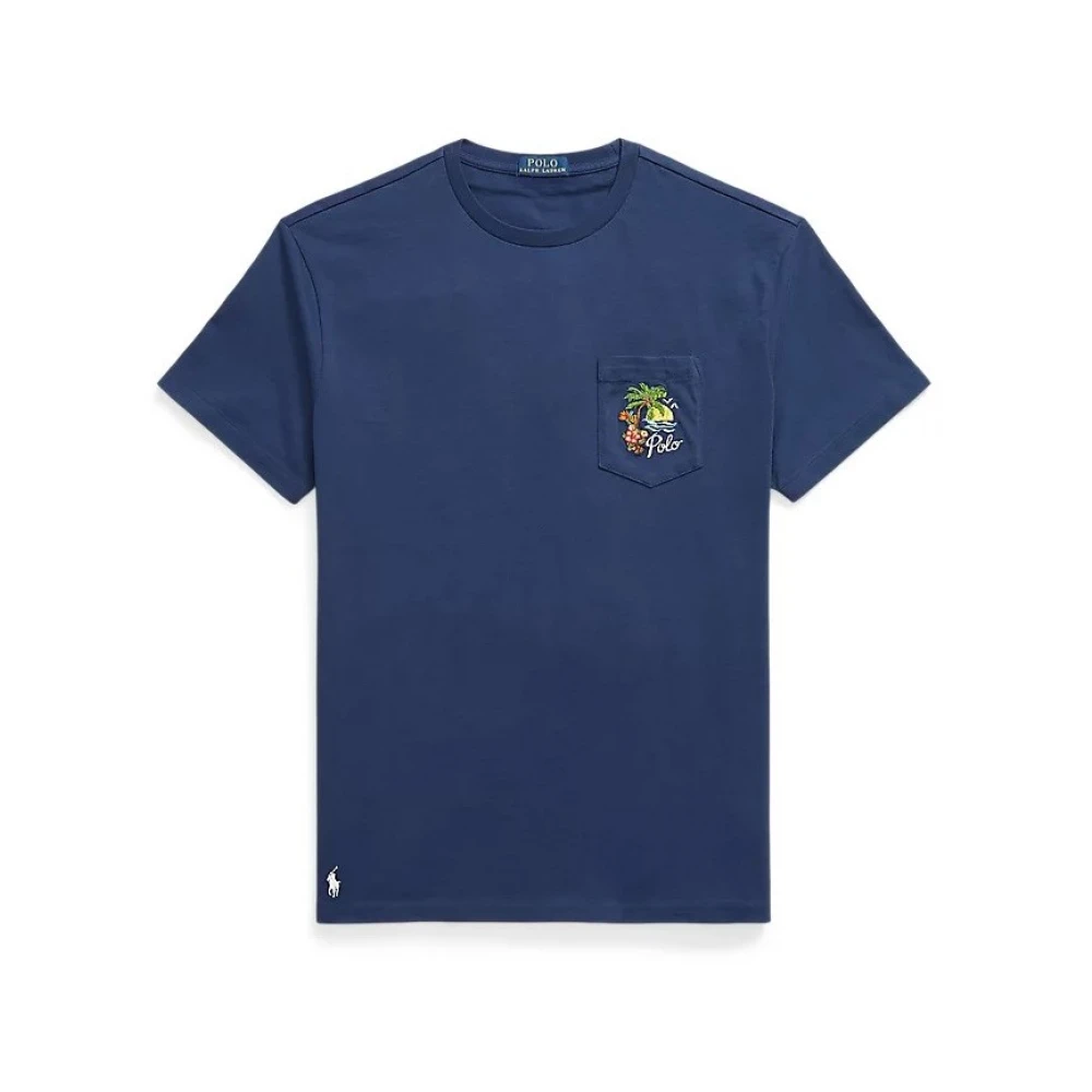 Polo Ralph Lauren Uomo Blu Top, Xl, New,