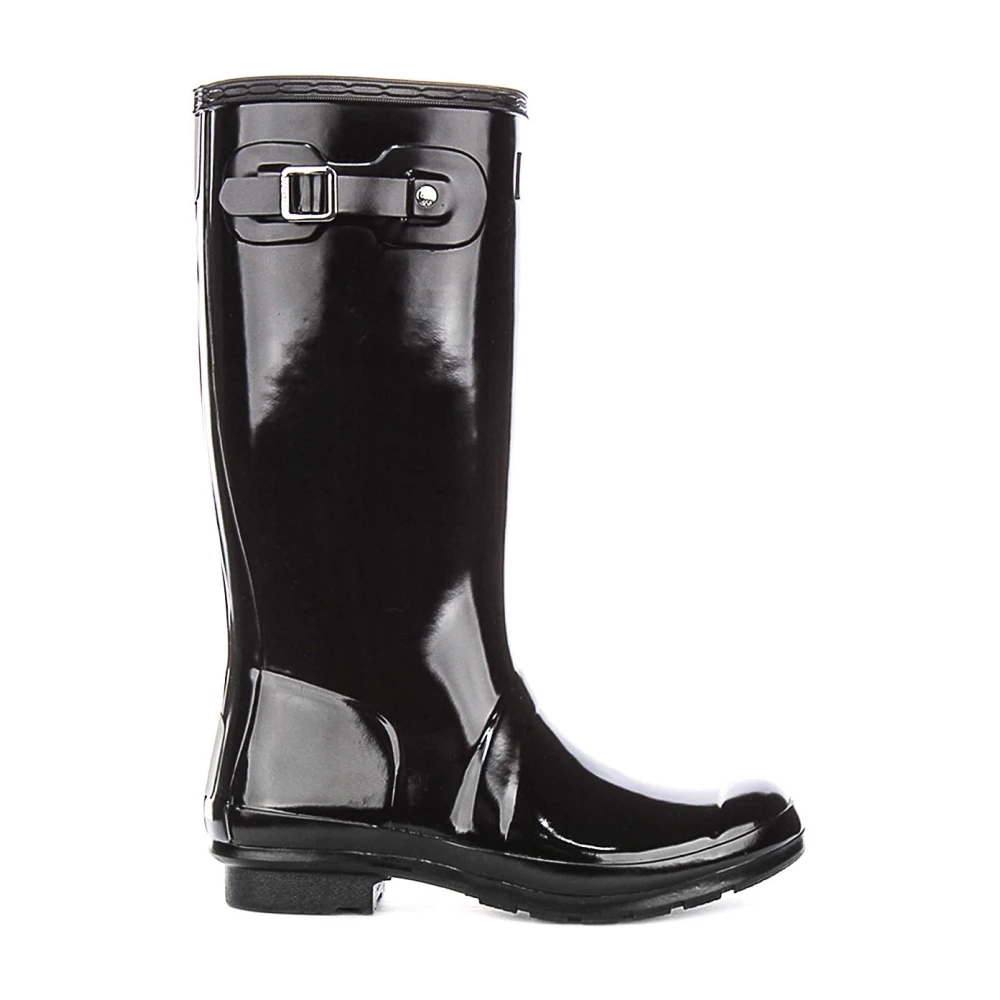 Hunter Original Gloss Boot - Unisex - Kids Wellies - Black - 37 Eu - Kids