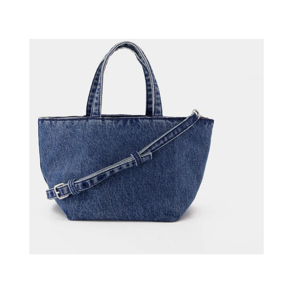 alexander wang Blauwe Katoenen Winkel Tas Blue Dames