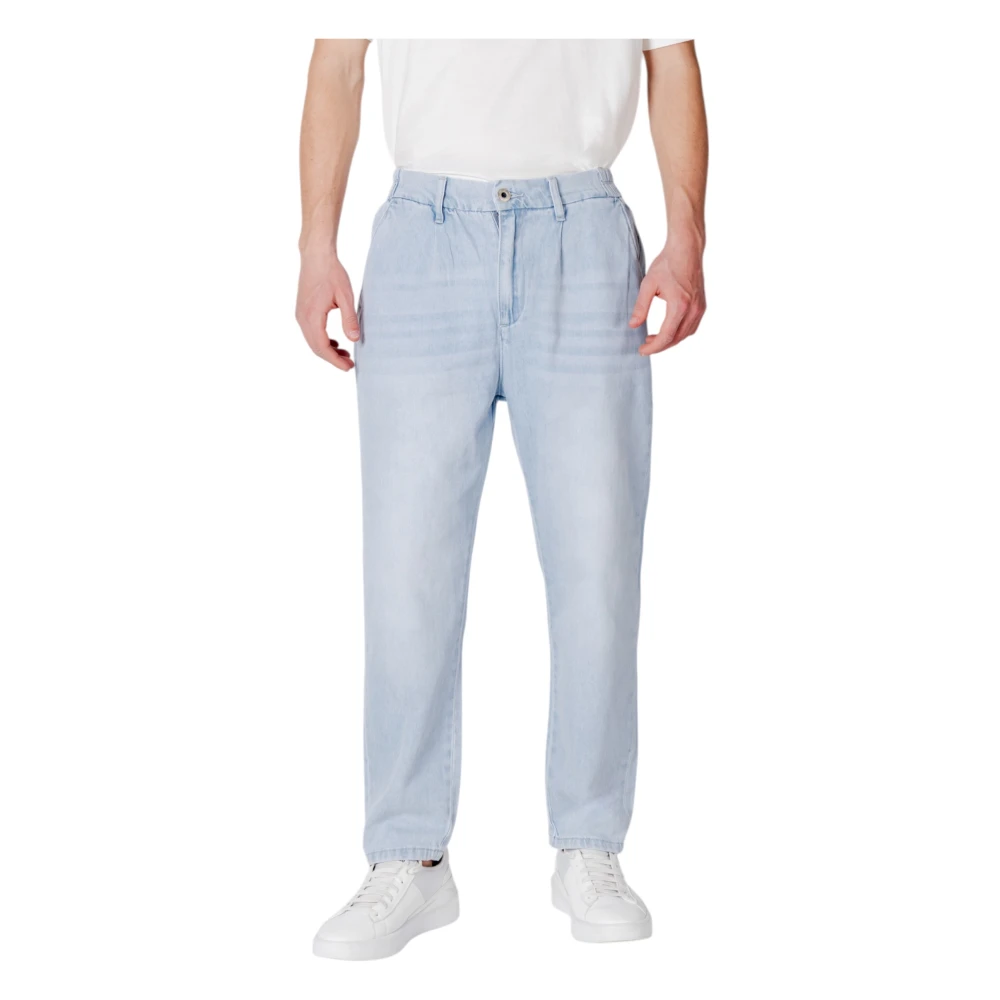 Gianni Lupo Men's Light/Blue Casual Cotton Jeans