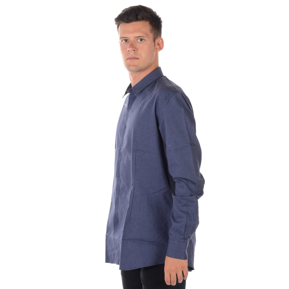 Daniele Alessandrini Blouses Shirts Blue Heren