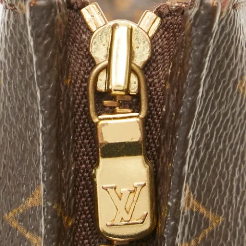 Louis Vuitton Vintage Pre-owned Plastic pouches Brown Dames