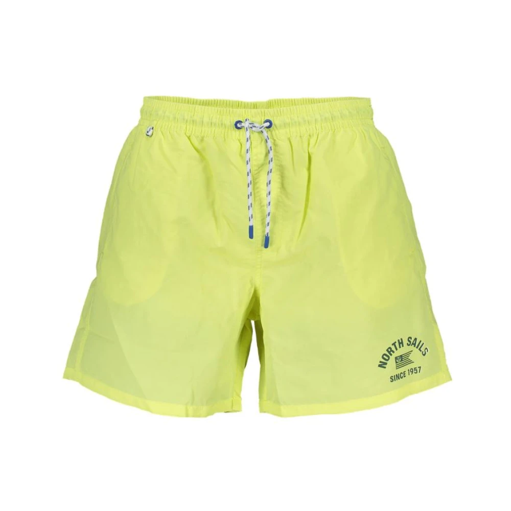 North Sails Yellow Swim Shorts - Male - Beachwear - M - Swimwear
