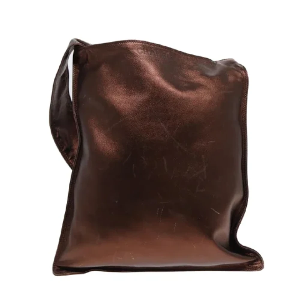 Chanel Vintage Pre-owned Leather chanel-bags Brown Dames