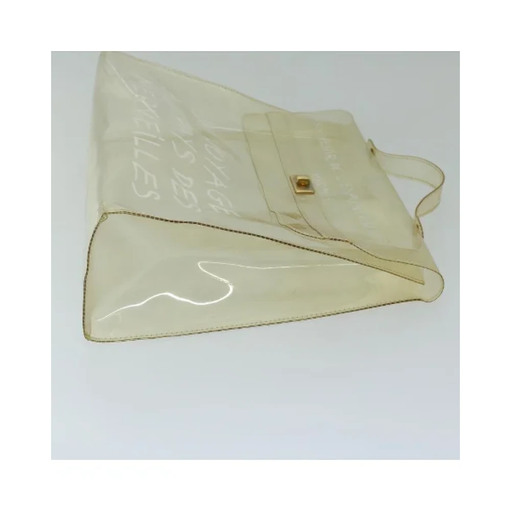 Hermès Vintage Pre-owned Fabric handbags White Dames