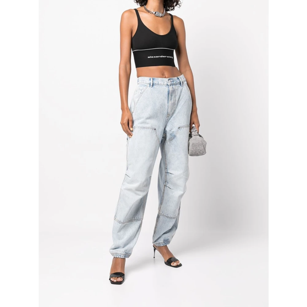 alexander wang Pebble Bleach Jeans Blue Dames