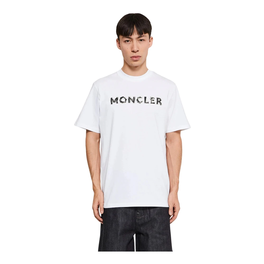 Moncler - Tops > T-Shirts - White - Moncler - Modalova