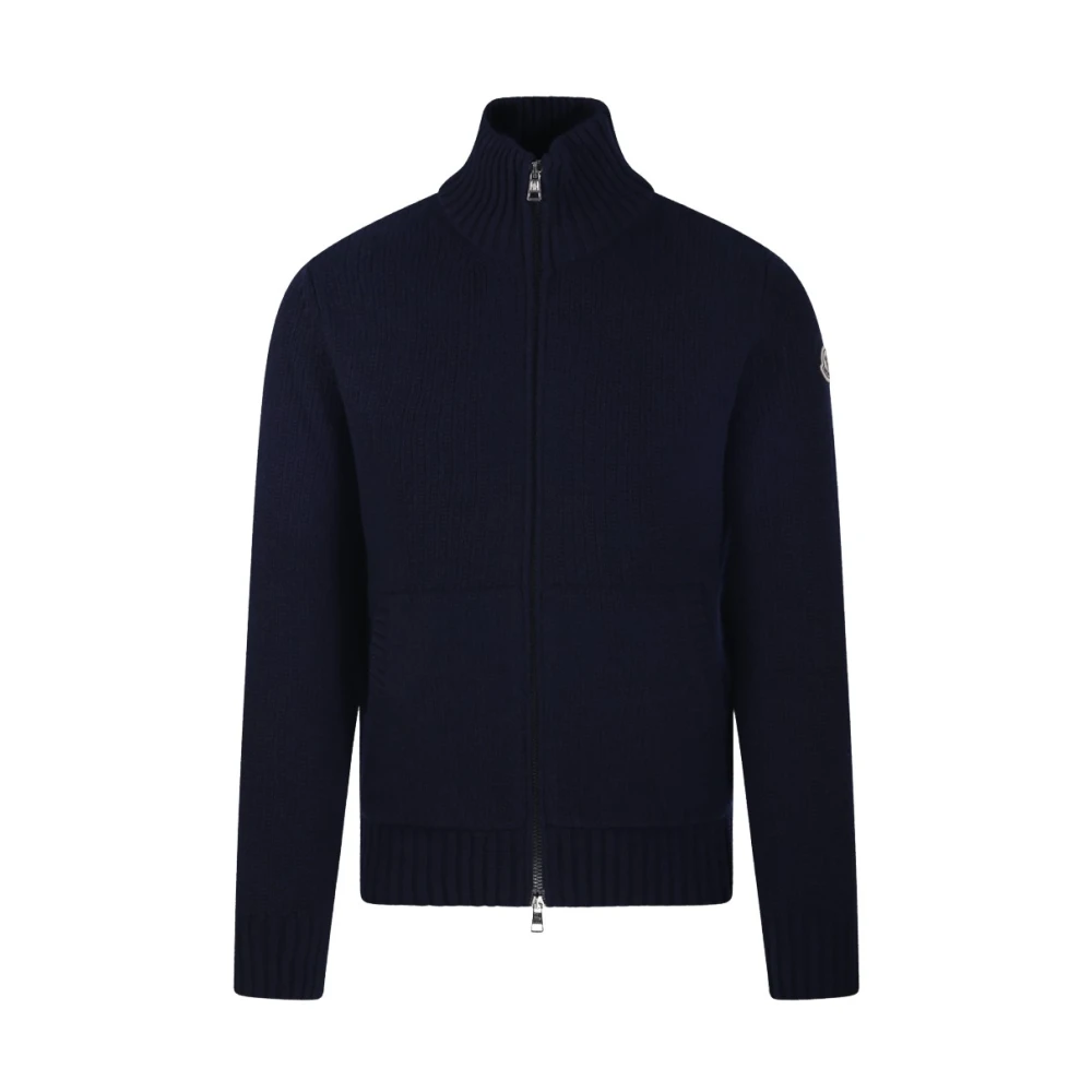 Moncler , Herren, Strickwaren, Blau, S