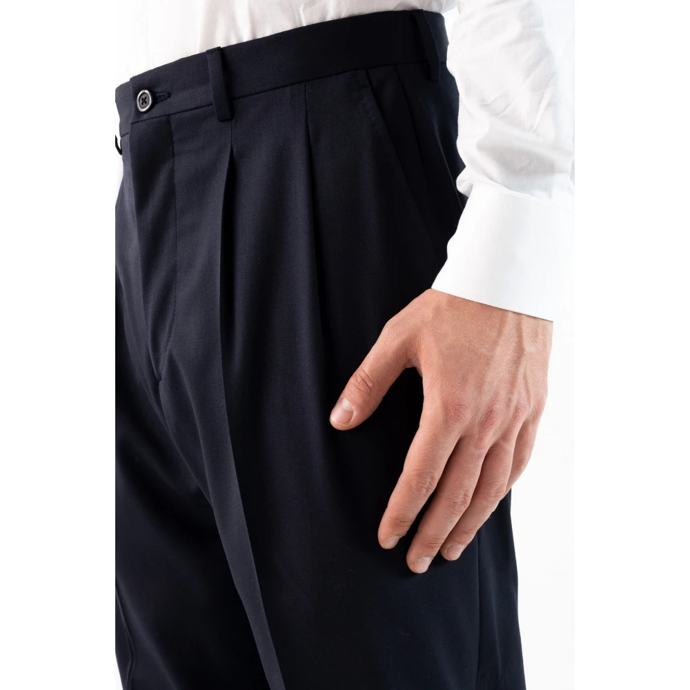 Corsinelabedoli Klassieke Suit Broek Blue Heren