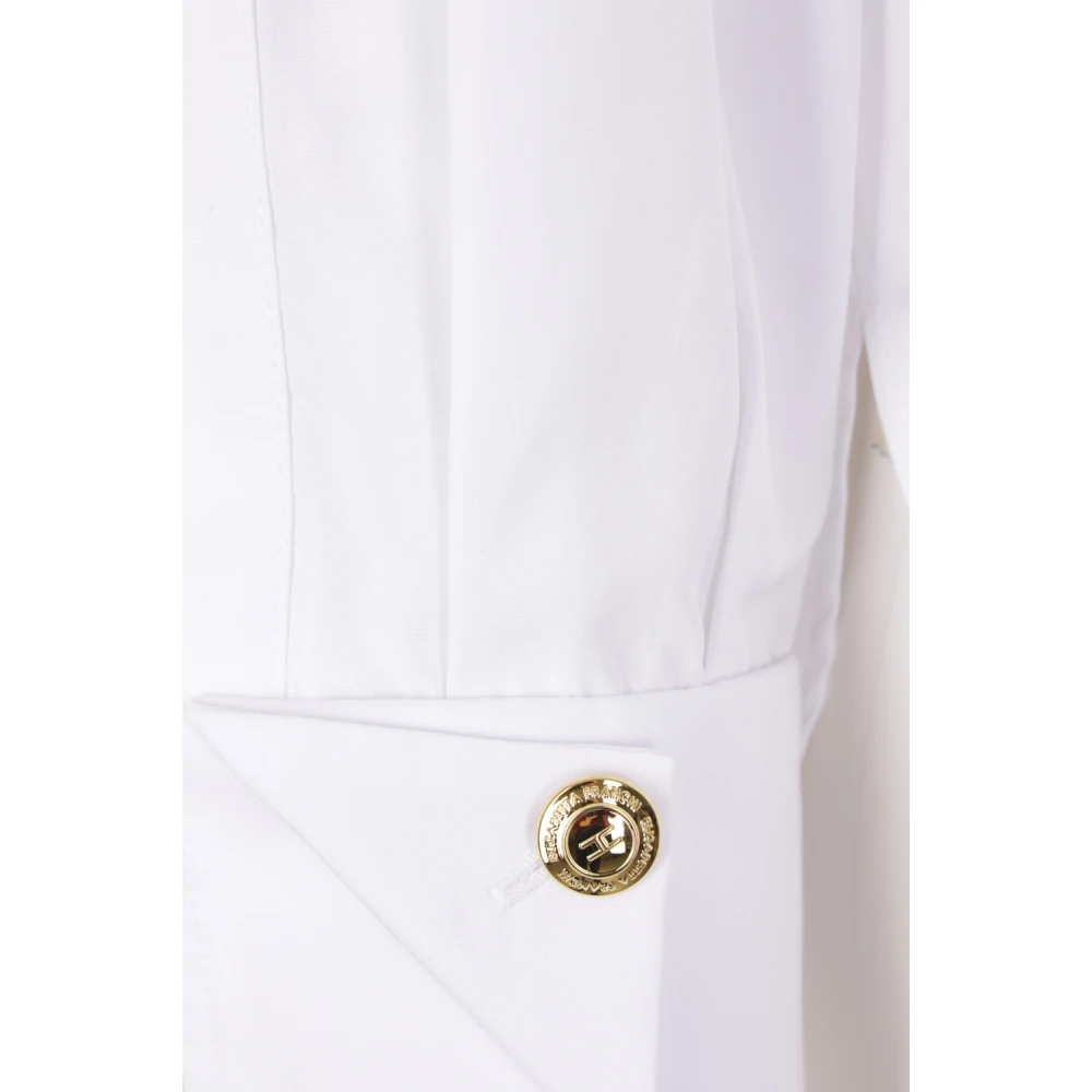 Elisabetta Franchi Witte Blouse LS White Dames