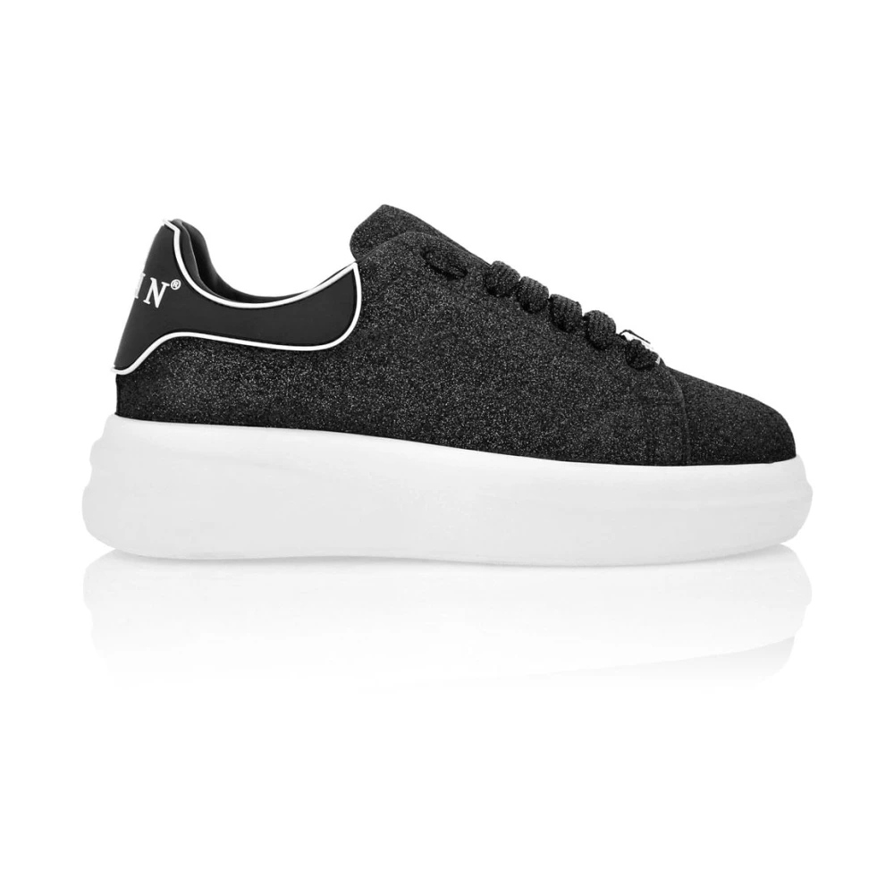Philipp Plein Women's Black Lo-Top Trainers - Sneakers - 3 Uk - Shoes