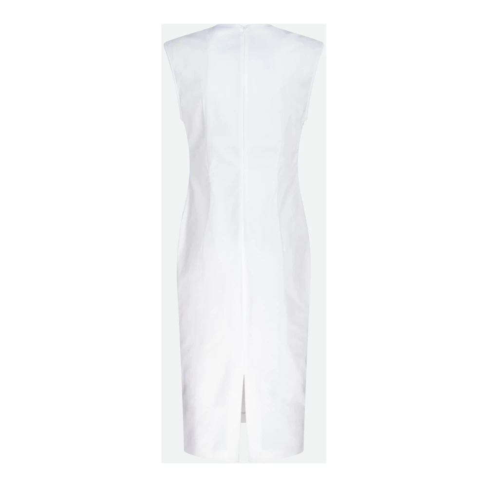 Max Mara Studio Witte Jurk Elegante Stijl White Dames