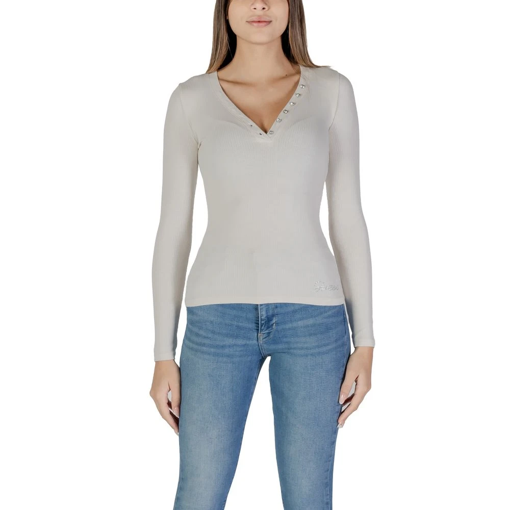 Knitwear > V-neck Knitwear - - Guess - Modalova