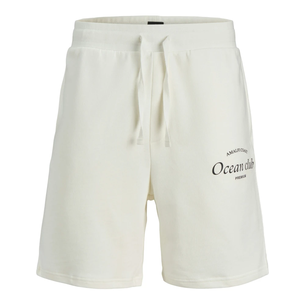 Jack & jones Tijdloze Ocean Club Sweat Shorts White Heren