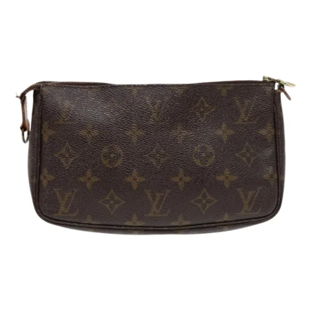 Louis Vuitton Vintage Pre-owned Canvas clutches Brown Dames