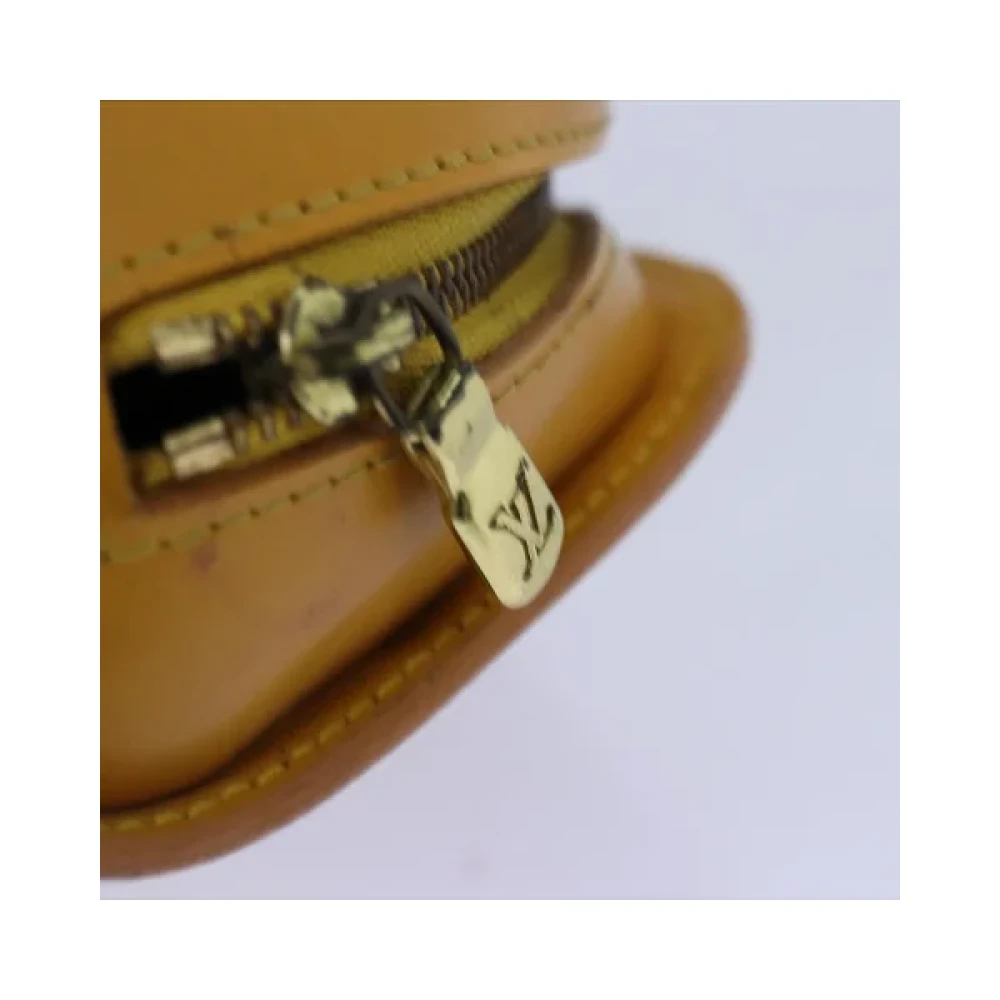 Louis Vuitton Vintage Pre-owned Leather louis-vuitton-bags Yellow Dames