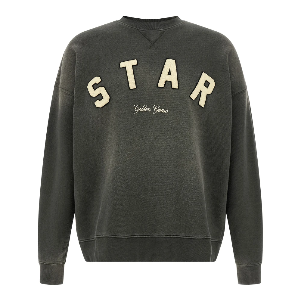 Golden Goose Men's Gray Star Sweatshirt
