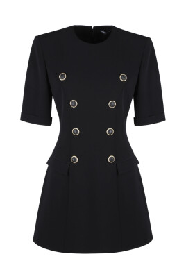 black-tailored-minidress-with-button-detailing