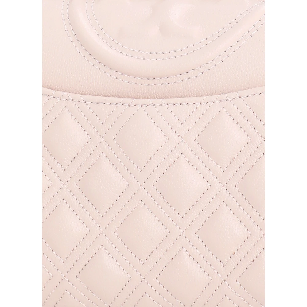 TORY BURCH Roze Schoudertas met Metalen Band Pink Dames