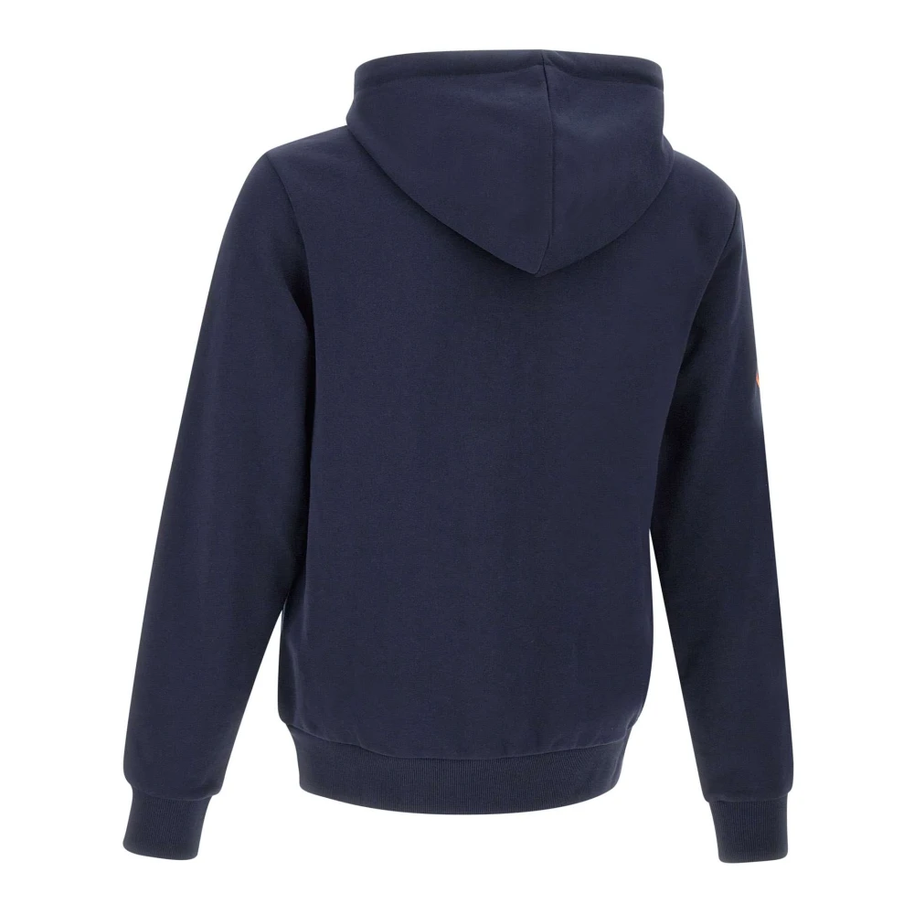 Sun68 Heren Katoenen Sweatshirt Marineblauwe Hoodie Blue Heren