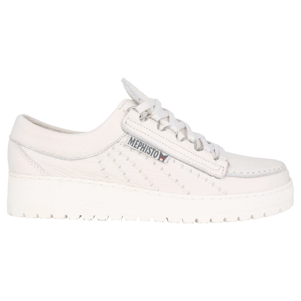 Mephisto Witte veterschoen Rainbow stijl Heren Schoenen
