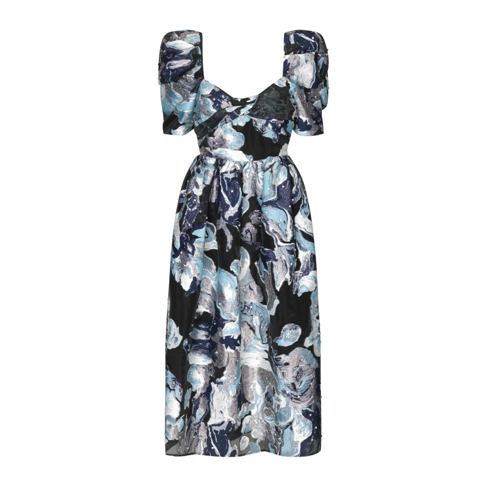 Stine Goya Multicolor Midi Dresses, Female, Xs, Elegant Jacquard Midi Dress