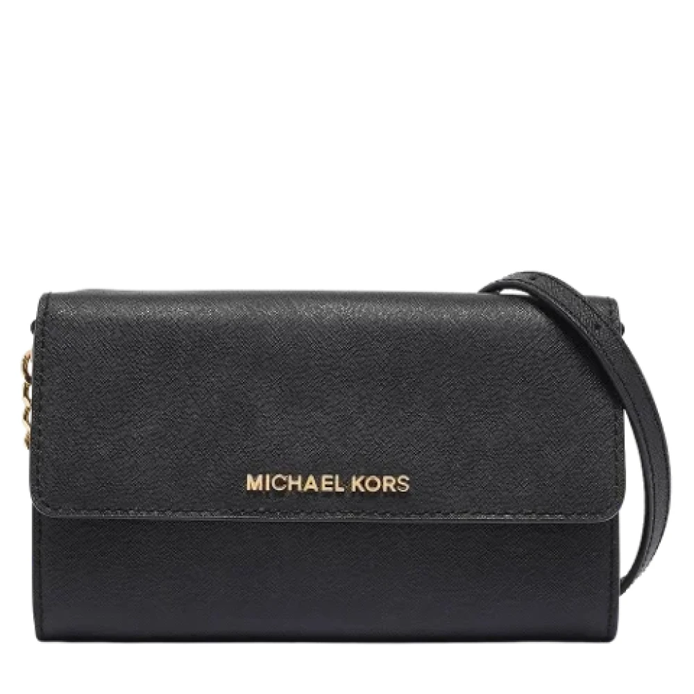 Michael Kors Pre-owned Leather crossbody-bags Black Dames