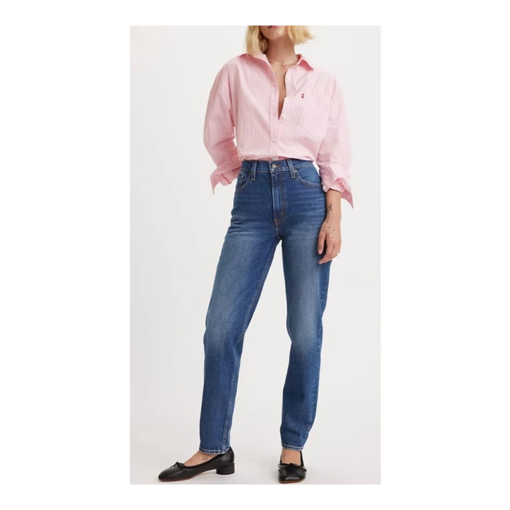 Levi's Vintage Mom Jeans Tough Cookie Blue Dames