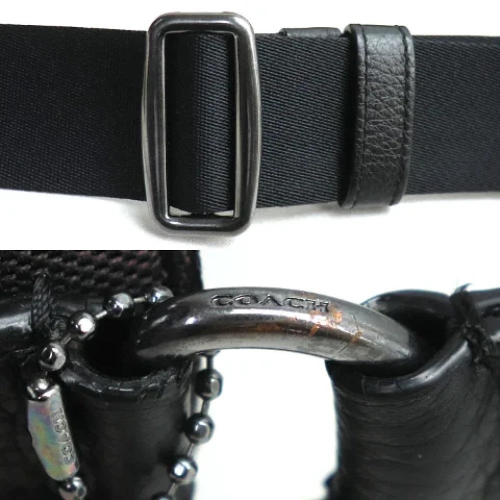 Coach Pre-owned Canvas crossbody-bags Black Dames