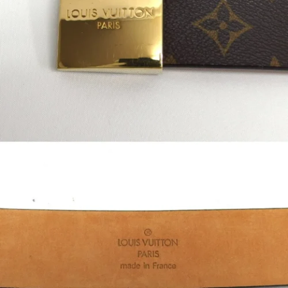Louis Vuitton Vintage Pre-owned Leather belts Brown Heren