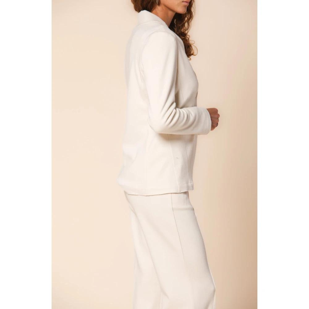Mason's Jersey blazer Helena in crème Beige Dames